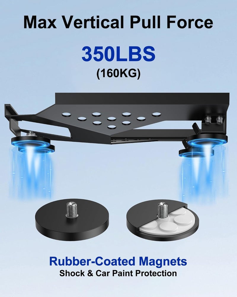 TAILBB for Starlink Mini Mount, Magnetic Starlink Mini Car Mount Base Suction Cup Accessories Truck RV Flat Rack Roof Sunroof Kit Boat V4，for Camping, High-Speed & Extreme Conditions (Black) - Image 3